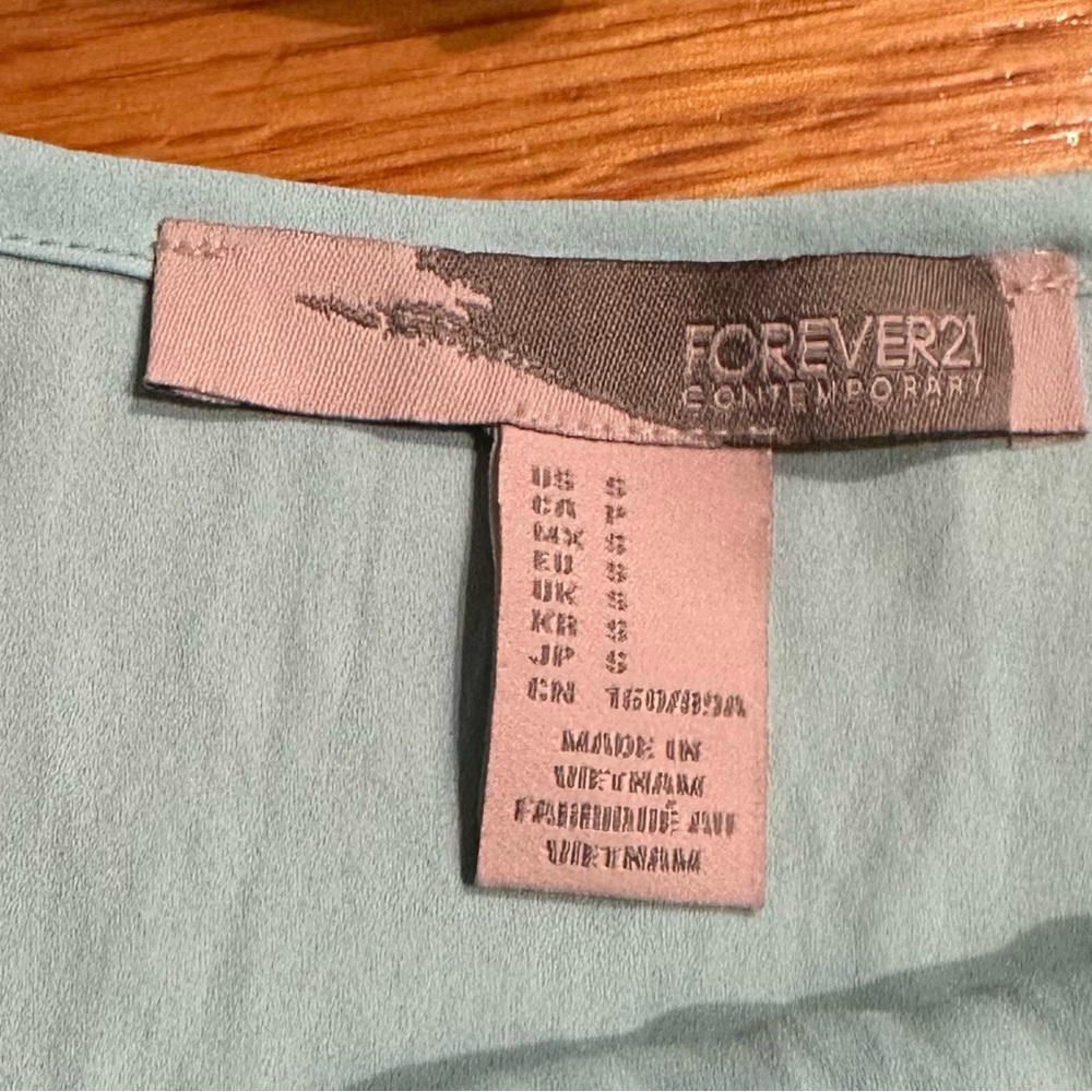 Forever 21 blue tank